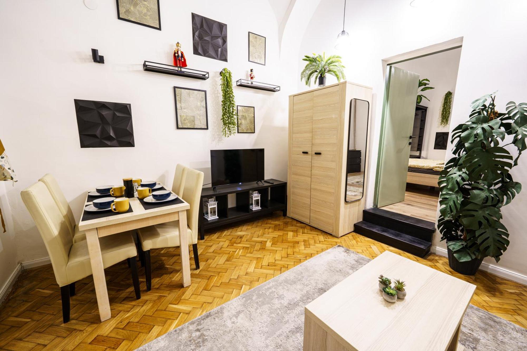 Old Fashion Downtown Parlament Apartment